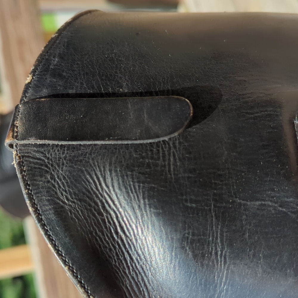 Vintage 1980's English Equestrian Handmade Genuine Leather Riding Boots USA - Picture 4 of 14
